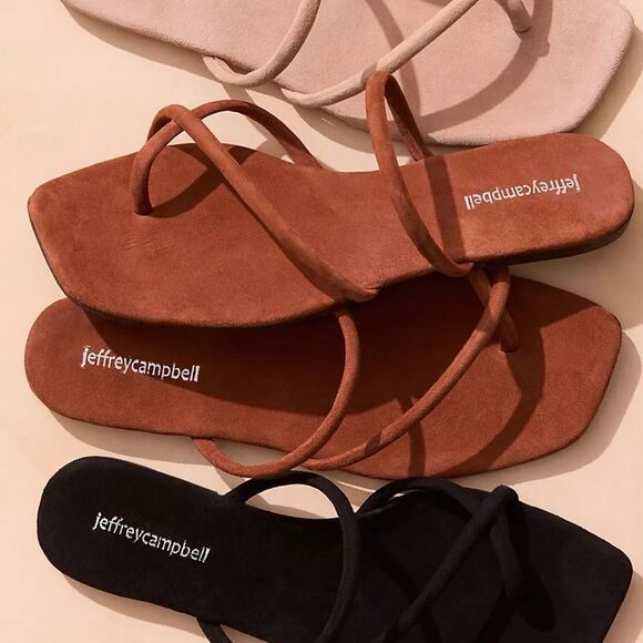 Jeffrey Campbell SASHA STRAPPY Sandals BROWN 8/39 - Picture 5 of 5